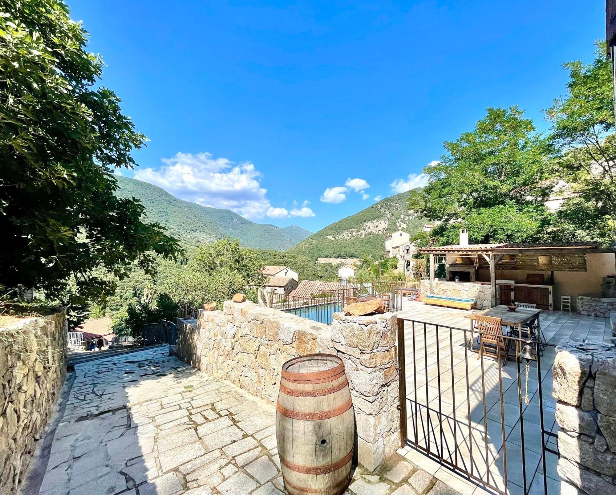 Casa Arena Authentique Maison De Village Avec Piscine Au Coeur De L'Alta Rocca - Zoza Exterior photo